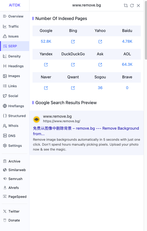 一篇文章带你学会如何用AITDK来分析网站