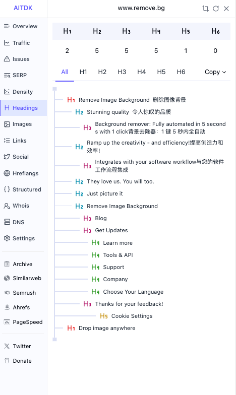 一篇文章带你学会如何用AITDK来分析网站