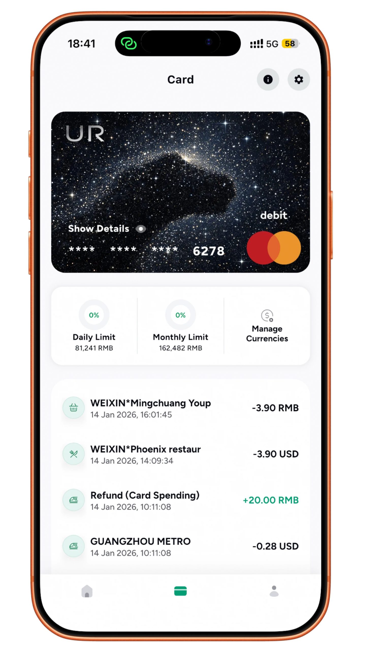 UR.app 可能是内地用户性价比最高的海外卡，可绑定 Apple ID 使用