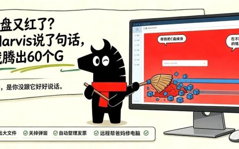 电脑C盘又红了？我跟Marvis说了句话，它给我腾出60个G